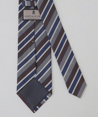 GOTAIRIKU 【Fermo Fossati】レジメンタル ネクタイ ネイビー系1