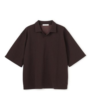 UNFILO MENS さらさらドライ クリーンポロ ブラウン