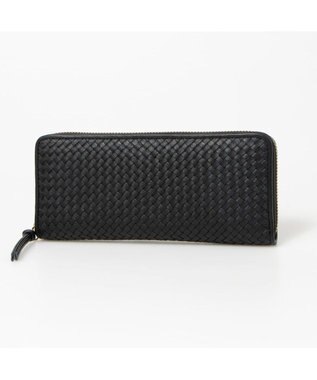 UNBILLION ペルケ perche / レザーメッシュ・ジャバラカード長財布