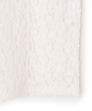 23区 【先行予約】リンクルレースジャージー 5分袖 TEE ホワイト系