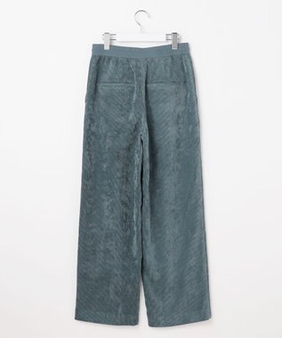 自由区 S 【カタログ掲載】ソフトコーデュロイワイド パンツⅡ ダルブルー