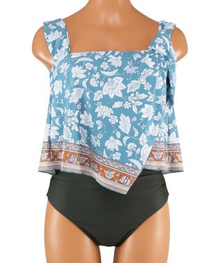 San-ai Resort（三愛水着楽園） 【SALE】ノンワイヤー水着　【San-ai Resort（サンアイリゾート）】 グリーン