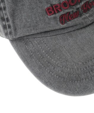 AMERICAN HOLIC 刺繍ロゴピグメントキャップ Charcoal Gray