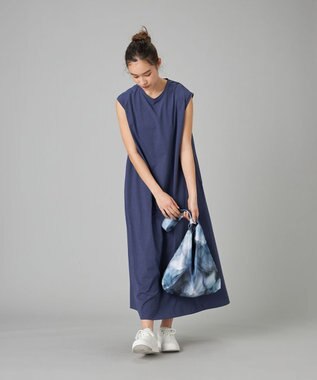 Chacott Chacott BALANCE EasyCare+ツイストワンピース ネイビー