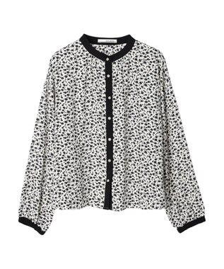 Green Parks ・ＥＬＥＮＣＡＲＥ　ＤＵＥコバナパイピングブラウス Off White