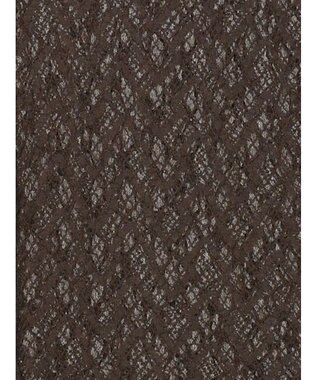 Te chichi パッチワークレースクルーネックTOPS《2025Autumn catalog vol.2 item》 チャコールグレー