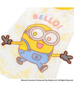 PET PARADISE ミニオン ボブ 手つなぎ Ｔシャツ 接触冷感 中型犬 大型犬 ホワイト×イエロー