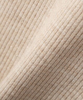 earth music&ecology エッジチュールラメテレコタンクトップ Ivory