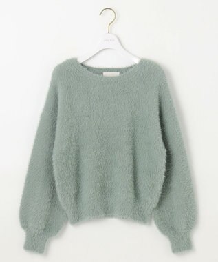 ANY SIS 【洗える】シャギー ニット ミント