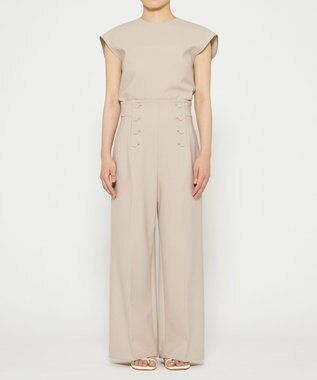 uncrave 【撥水・洗濯機洗い可】プルーフ ダブルクロス ワイド パンツ（uncrave WHITE） グレージュ