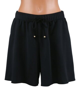 San-ai Resort（三愛水着楽園） スムース　ショートパンツ　M・L【San-ai Resort（サンアイリゾート）】 ブラック