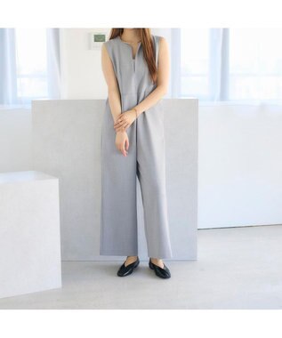 MODE ET JACOMO <carino>スクエアトゥフラットパンプス ブラック