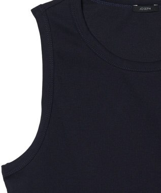 JOSEPH 【洗える】ジャージーリブ　タンクトップ Navy