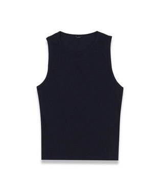 JOSEPH 【洗える】ジャージーリブ　タンクトップ Navy