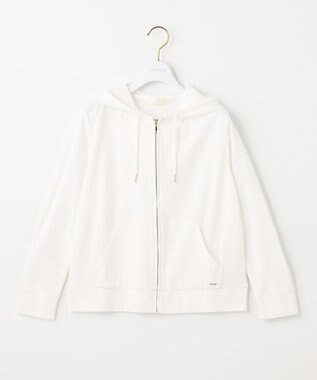 ANY SIS 【UVケア・接触冷感】リップル パーカー オフホワイト