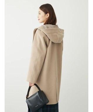 Green Parks ２ｗａｙフード取り外し比翼コート Beige