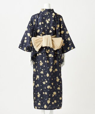 ANY SIS 【着付け簡単5点セット】2WAY セパレート浴衣セット ネイビー系
