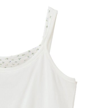 earth music&ecology レイヤードキャミソール Ivory