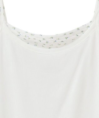 earth music&ecology レイヤードキャミソール Ivory