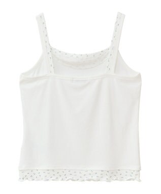 earth music&ecology レイヤードキャミソール Ivory