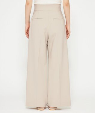 uncrave 【撥水・洗濯機洗い可】プルーフ ダブルクロス ワイド パンツ（uncrave WHITE） グレージュ