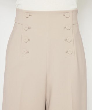 uncrave 【撥水・洗濯機洗い可】プルーフ ダブルクロス ワイド パンツ（uncrave WHITE） グレージュ