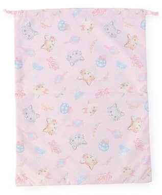 Chacott Cat巾着L ロイヤルピンク