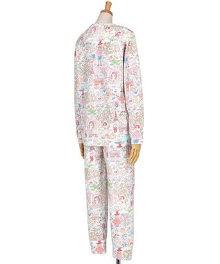 tsumori chisato SLEEP ツモリチサト パジャマ 長袖 長ズボン 綿混(本体) レディース UDX582 /ワコール サックス