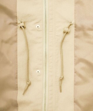 Green Parks 撥水加工ミディ丈マウンテンパーカー Beige