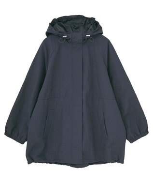 Green Parks 撥水加工ミディ丈マウンテンパーカー Navy