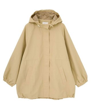 Green Parks 撥水加工ミディ丈マウンテンパーカー Beige