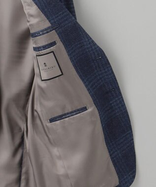 GOTAIRIKU 【Ermenegild Zegna/ゼニア】トロフェオ カシミヤ ジャケット_ネイビーチェック ネイビー系4