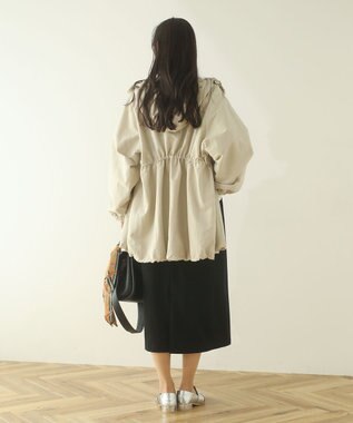 Green Parks 撥水加工ミディ丈マウンテンパーカー Beige