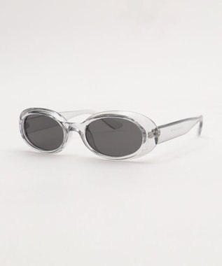 WEGO カラーレンズデザインオーバルアイウェア 柄1