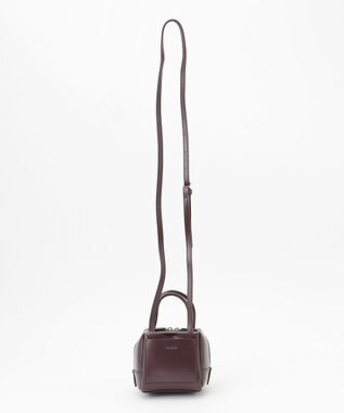 23区 【CLASSY.1月号掲載】YAHKI SOFT W FACE クロス ボディ バッグ プラム