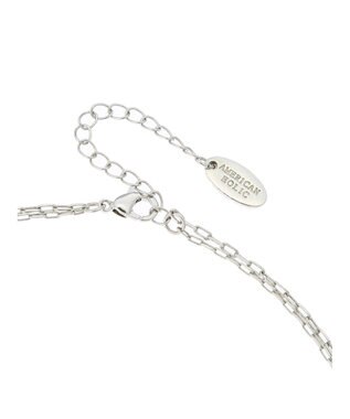 AMERICAN HOLIC ２連メタルペプルネックレス Silver