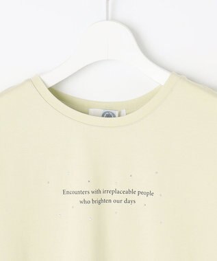 J.PRESS LADIES 【洗える】ロゴTEE カットソー ライム系