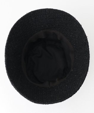 TOCCA 【UV90%以上カット・洗える・サイズ調整可】TWEED BUCKET HAT バケットハット ブラック系