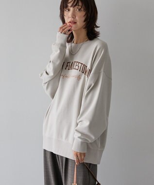 AMERICAN HOLIC 手書き風カレッジロゴ裏毛プルオーバー