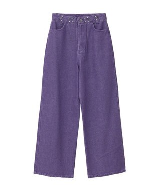 CRAFT STANDARD BOUTIQUE ホックワイドパンツ Purple