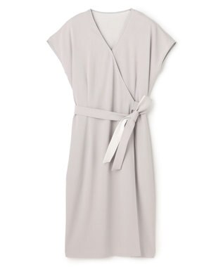 BEIGE， 【セットアップ対応】CINDY / ラップドレス L.Gray