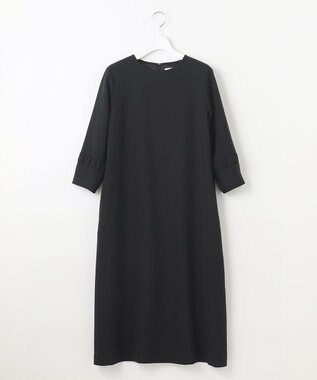 J.PRESS LADIES 【洗える】RELAXIONツイル ワンピース ブラック系
