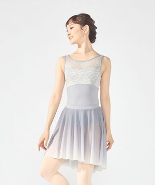 Chacott ノースリーブレオタード グレー