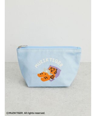 Green Parks ムジークタイガー／マチつきポーチ Blue