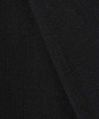 23区 L 【STORY7月号掲載】リネンレーヨンストレッチ ダブル ジャケット ブラック系