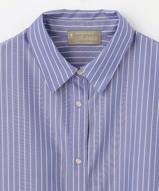 ANY 【UVケア・吸水速乾・接触冷感】ラク映えドライシャツ ブルー系