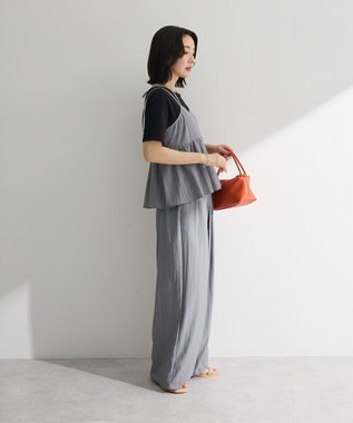 Green Parks ＳＥＴ２点キャミビスチェ＋ワイドパンツ Gray