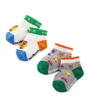  【9-19cm / 靴下2足セット】ローカット ソックスパック2足セット