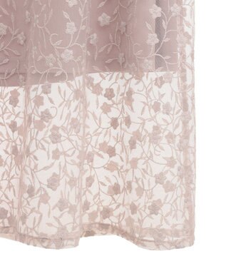 earth music&ecology シアーレースレイヤードスカート Pink Beige