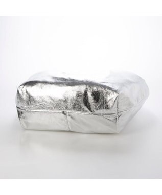 UNBILLION カシュカシュ cachecache / メタリックギャザーパッカブルトート シルバー